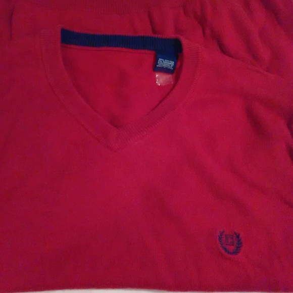 Chaps men's medium red sweater - Picture 3 of 4